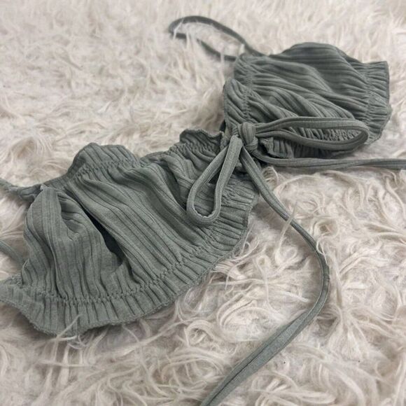 Set Of Two Womens Retro 2 Piece Swim Bikini & Cheeky Swim Bottoms size medium - Picture 4 of 8